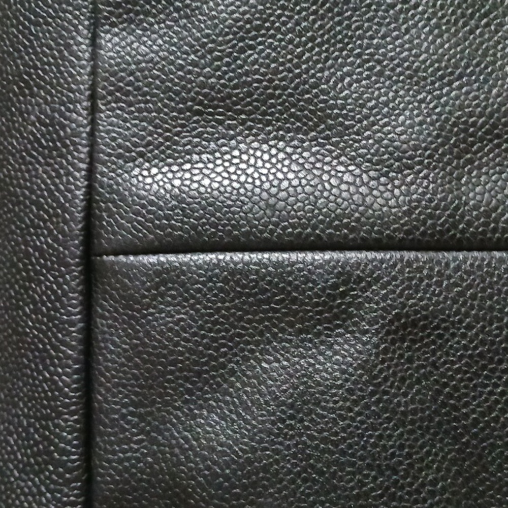 Chanel Black Caviar Leather Hobo W Chain Strap Bag. - Picture 8 of 12